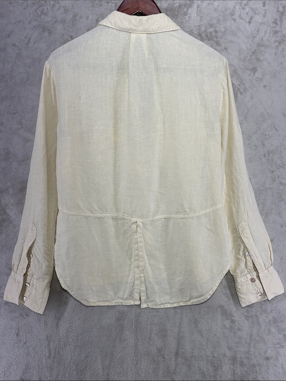 Cloth & Stone Linen Button-Up Long Sleeve Top Size S - Picture 5 of 9